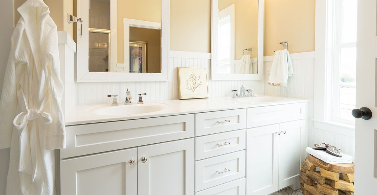 White Shaker Vanities Necs New, Shaker Bathroom Vanity